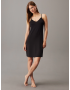 Calvin Klein Nightdress 000QS7311E-UB1, Γυναικείο Απαλό Νυχτικό Micromodal με τιραντάκι, ΜΑΥΡΟ